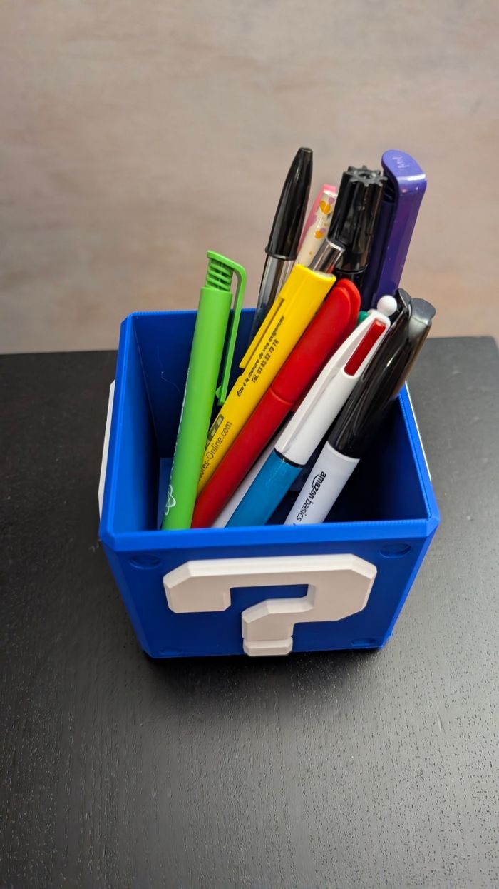 Pots a crayons 3d - photo numéro 3