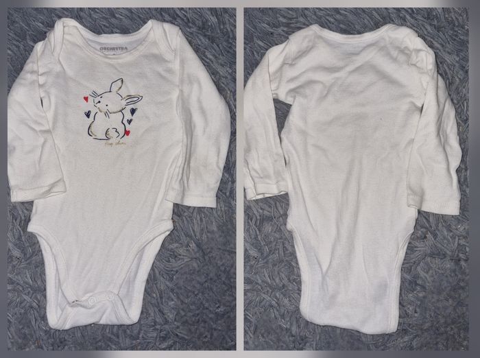 Lot 5 bodies manches longues 6mois - photo numéro 2