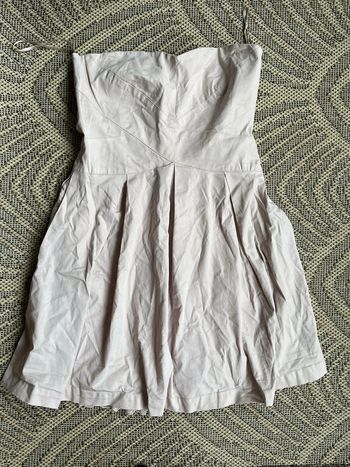 Robe bustier rose poudré bershka