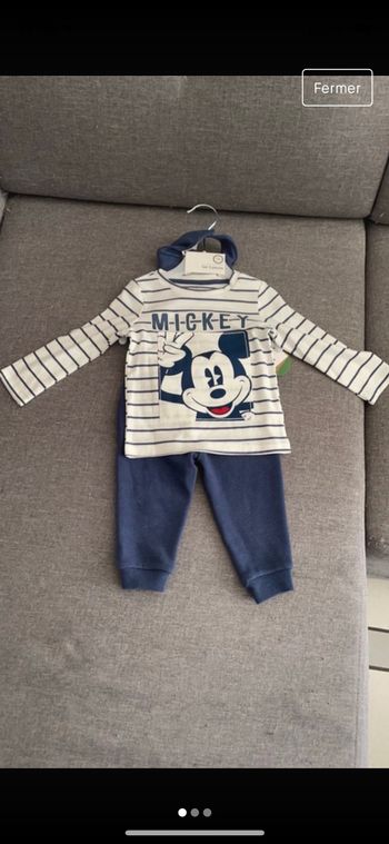 Ensemble Disney Mickey 6mois