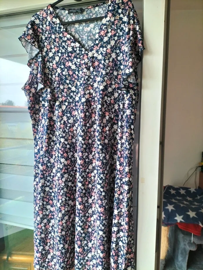 Robe été imprimée florale - photo numéro 2