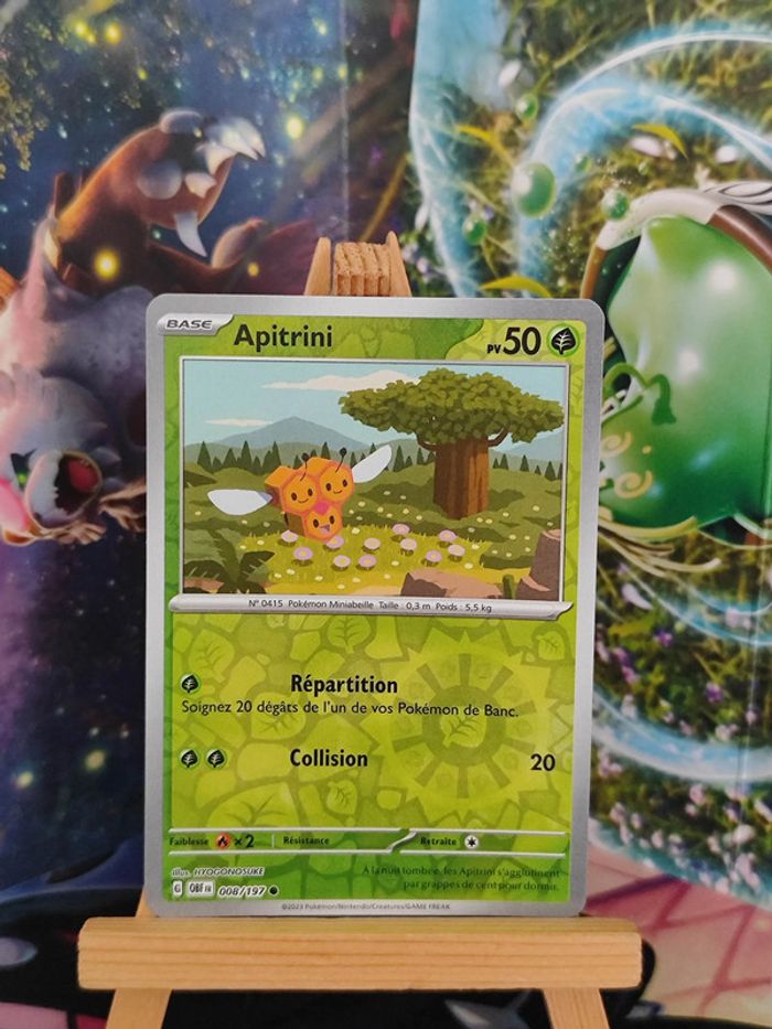 Apitrini reverse 8/197 flammes obsidiennes