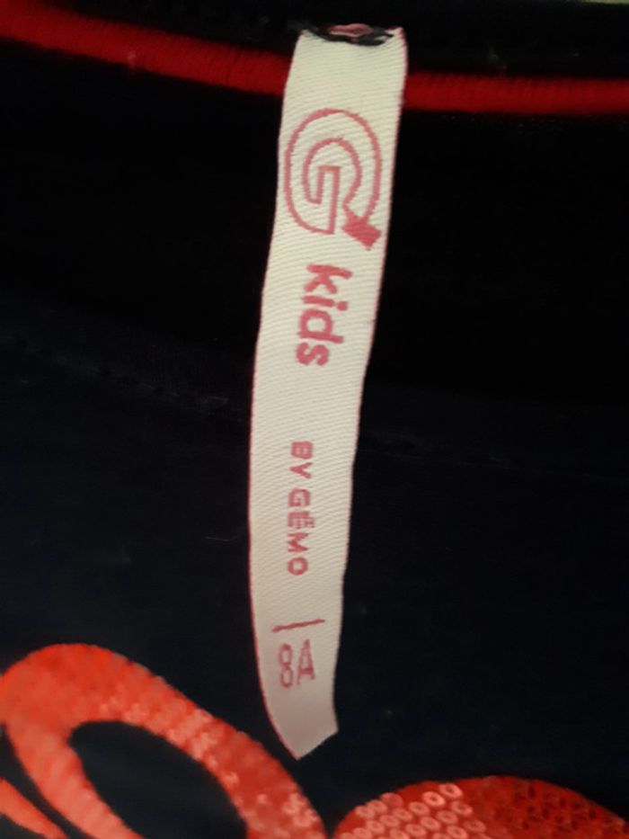 Superbe robe volantée Gémo 8 ans bleu marine - photo numéro 3