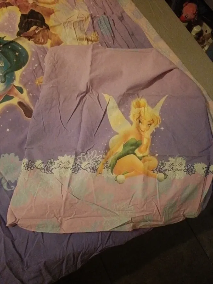 Ensemble housse de couette taie fees disney - photo numéro 2