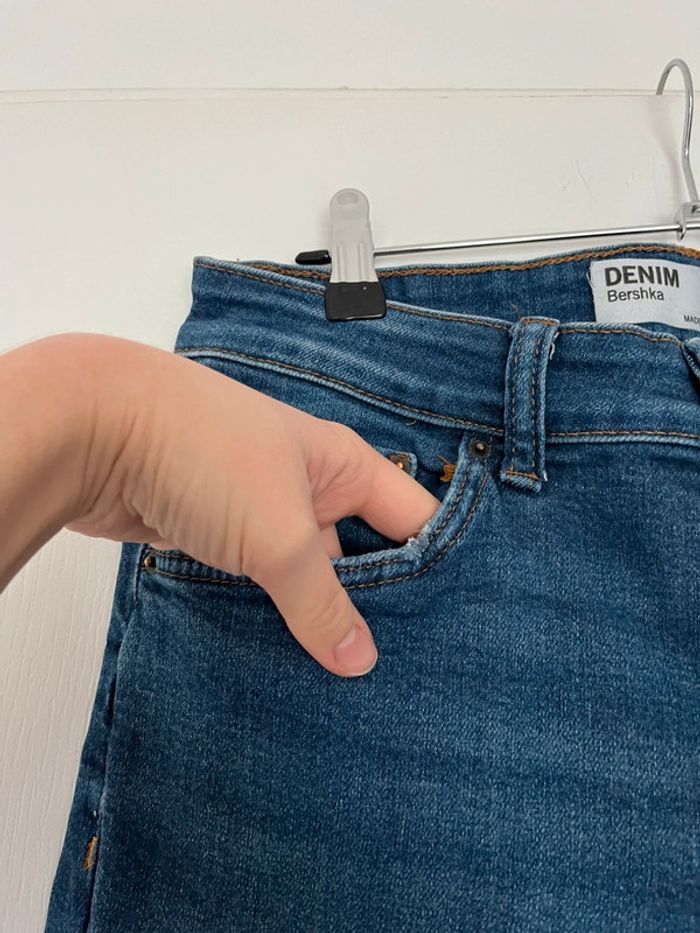 Lot 4 jeans skinny homme Bershka W31 - FR40 très bon état - photo numéro 13