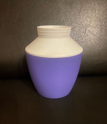 Vase »Vasideo »lavande et blanc