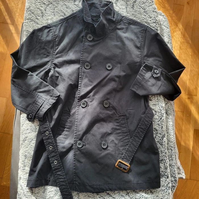 Trench noir Gap 8-9 ans avec ceinture