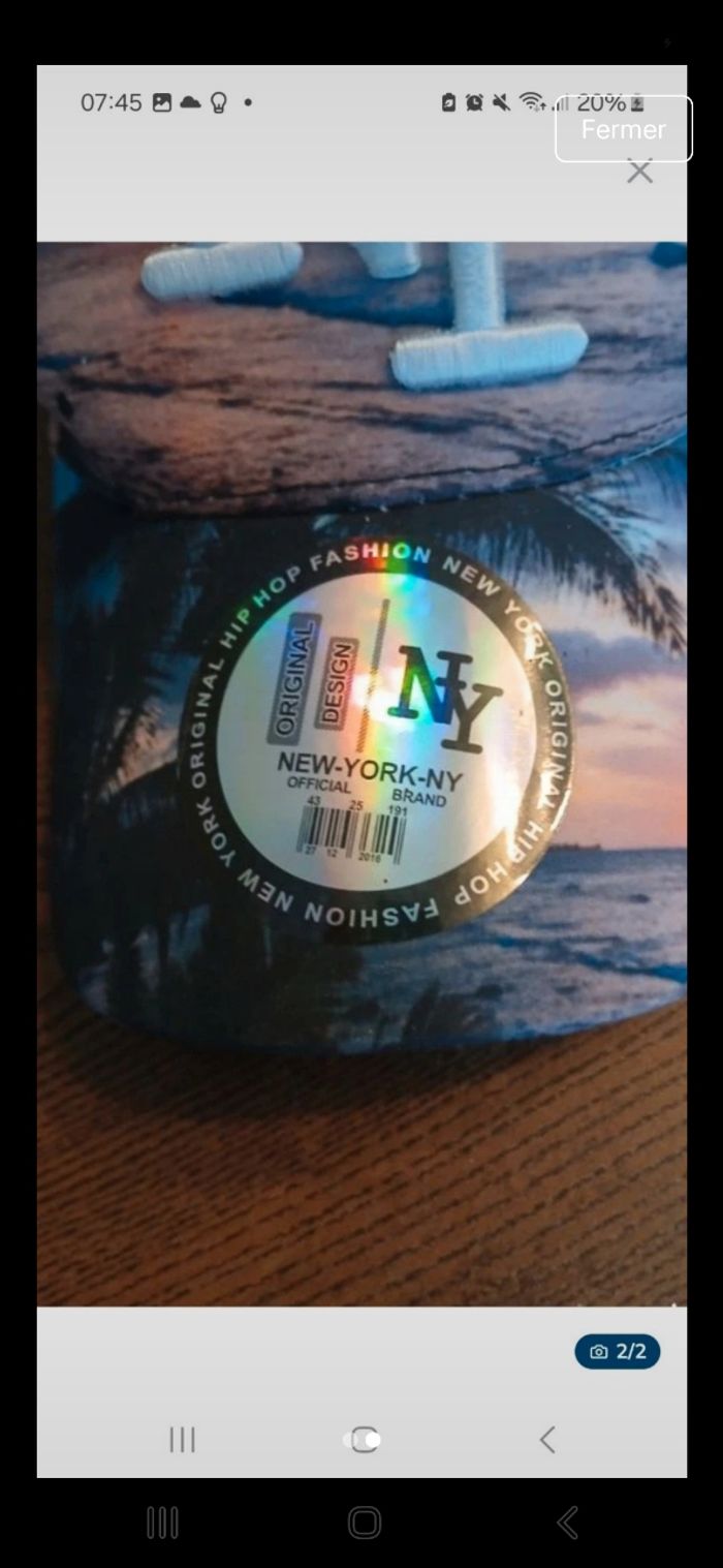 Casquette - photo numéro 2