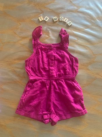 Combinaison short été 18 mois