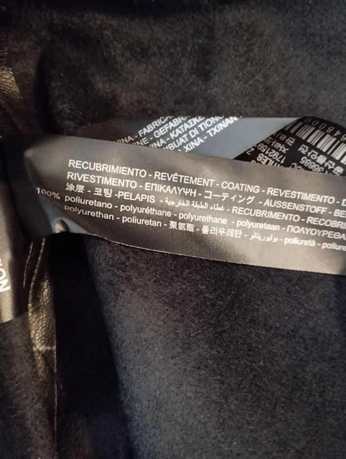 Salopette ou combinaison en similicuir interieur doux Zara taille m - photo numéro 9
