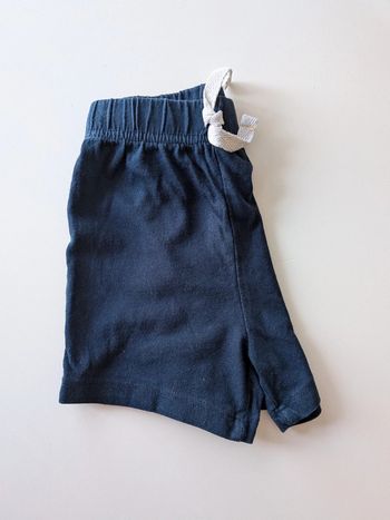 Petit short Baby 6-9 mois bleu marine