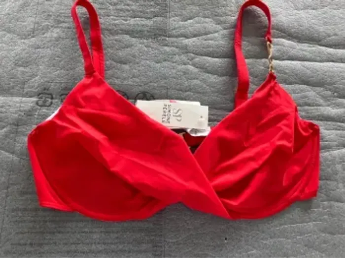 Haut maillot rouge Simone Pérèle neuf