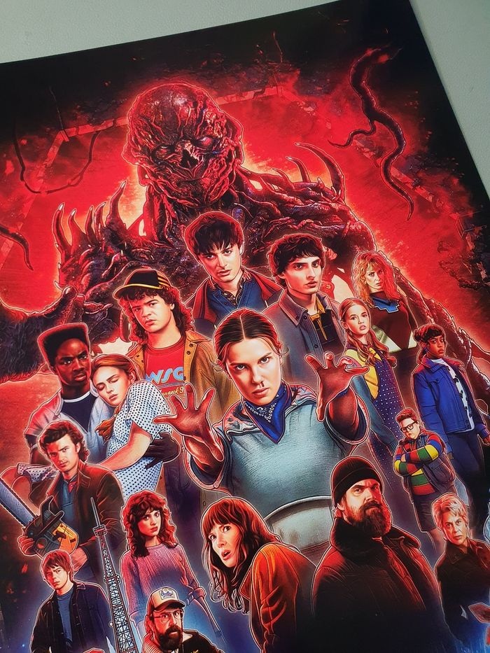 Stranger things A4 poster affiche - photo numéro 2