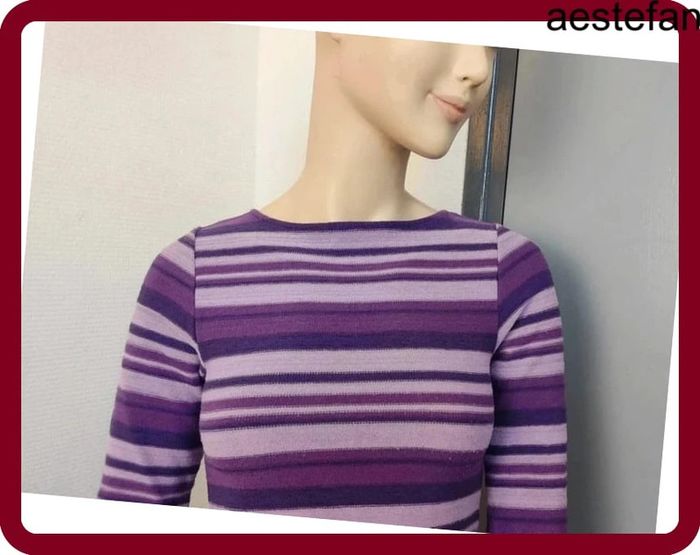 T-shirt Pull (violet), S / 36 / 8 - photo numéro 3