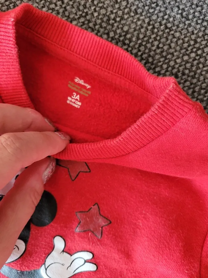 Sweat molletonné Mickey 3 ans - photo numéro 5