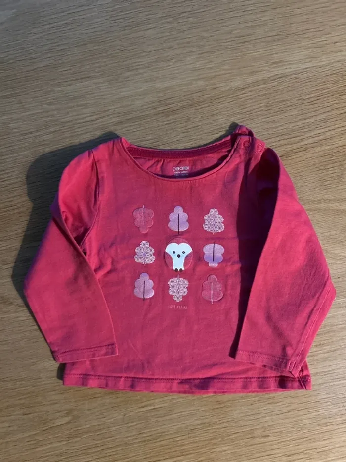 T-shirt manche longue 18 mois
