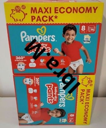 Couches pampers pants taille 8