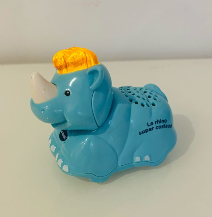 vtech tut tut animo Aldo le rhino super costaud bleu zoo maxi jungle super ferme bateau poulailer animaux coq lion tigre cochon cabane magique niche chien copains bolides rare lot SOP77 - photo numéro 4