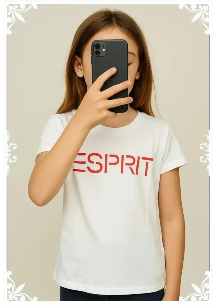 T-shirt blanc esprit enfant fille taille 10 ans