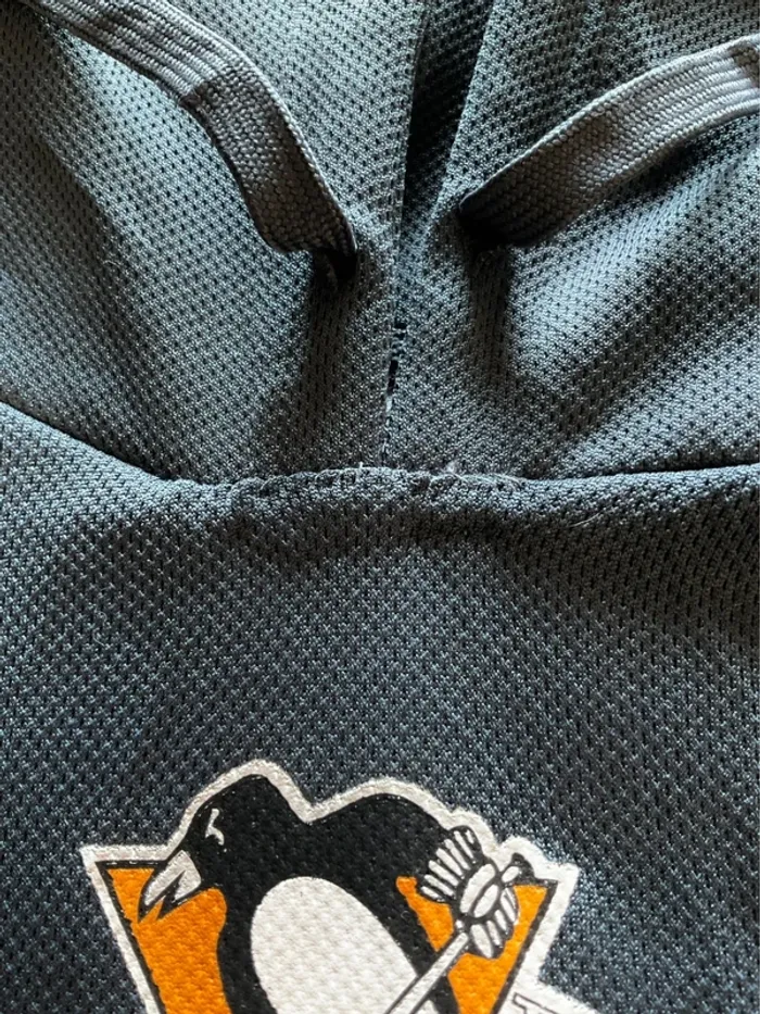 Sweat à capuche gris foncé pour homme NHL Pittsburgh Penguins taille S 469 - photo numéro 4