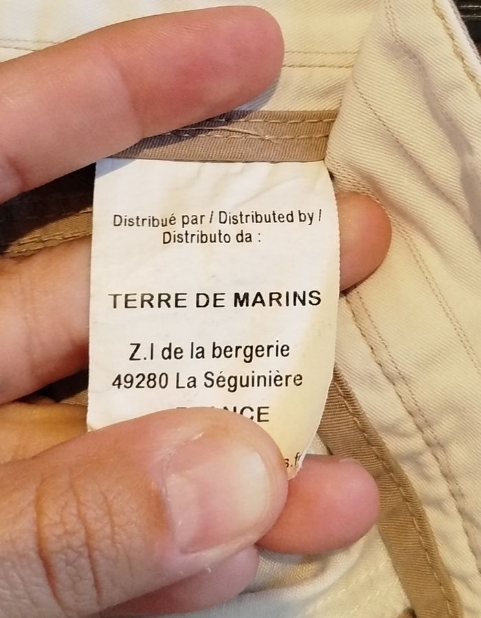 Pantalon terre de marin taille 38 - photo numéro 10