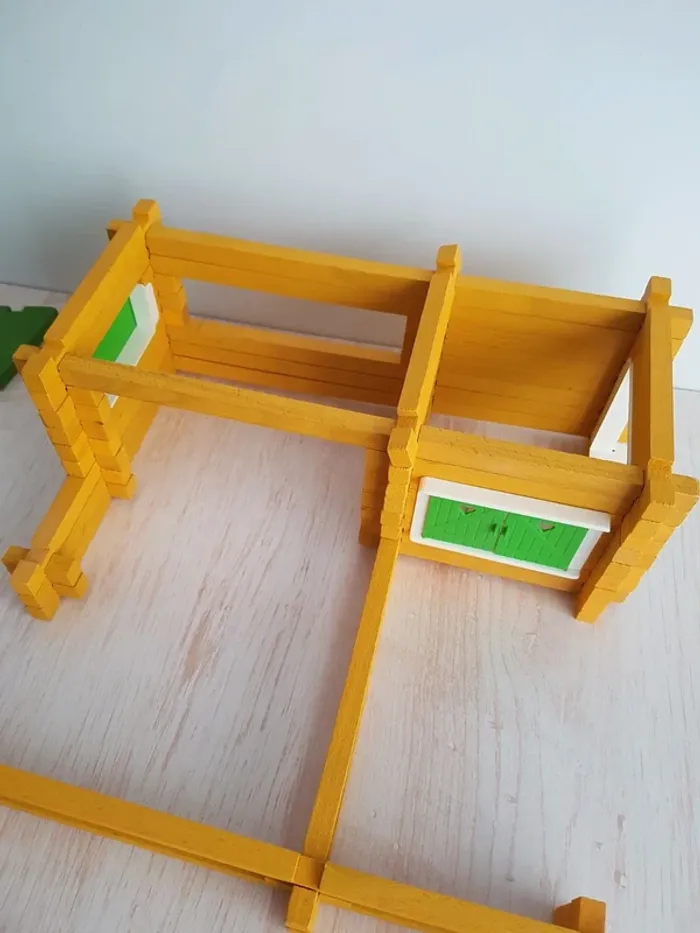 Jeu de construction La jolie ferme en bois Jeujura - photo numéro 14