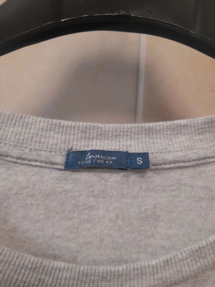 Sweat gris intérieur polaire Imprévu Homewear Taille S - photo numéro 3