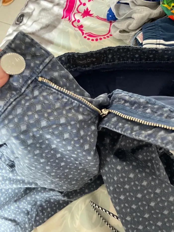 Pantalon enduit bleu 42 - photo numéro 8