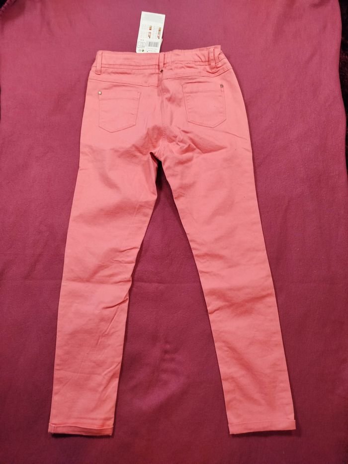 pantalon stretch fille rose 10 ans orchestra neuf - photo numéro 2