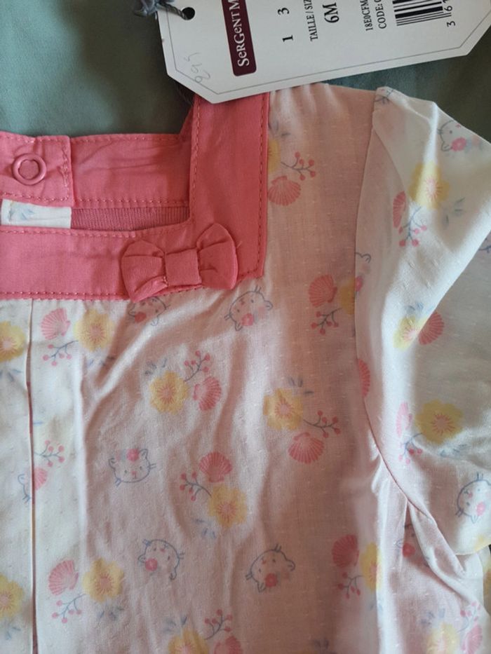 Combishort Sergent Major taille 6 mois neuf avec étiquettes - photo numéro 2