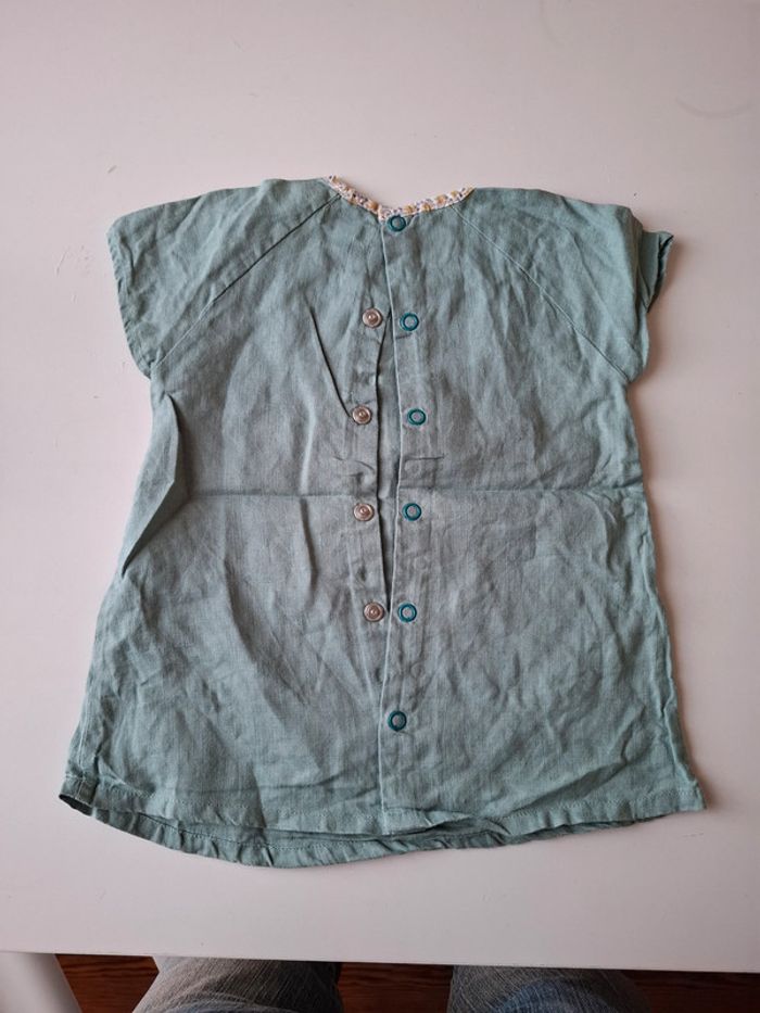 Robe en lin Moulin Roty taille 12 mois - photo numéro 3