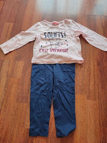 # Pyjama fille 2 pièces Tissaia