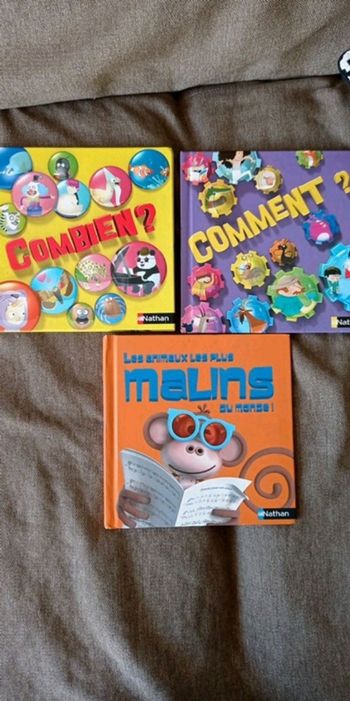 Lot de 3 livres ludiques