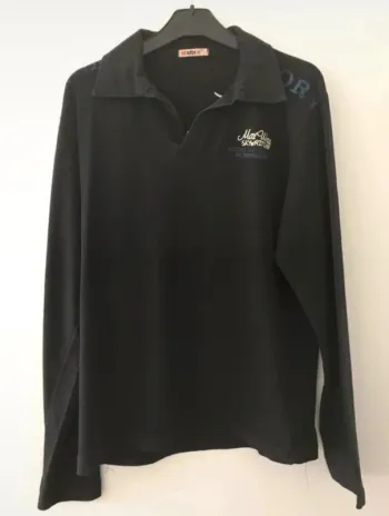 Polo bleu marine manche longue taille L