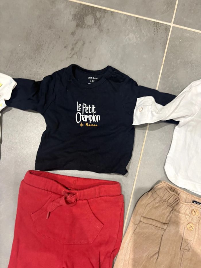 Lot de vêtements garçon taille 1 mois - photo numéro 6