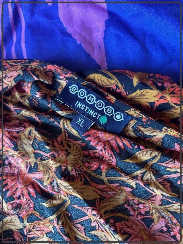 Jolie chemisier colorée taille 42 marque bonobo instinct * - photo numéro 5
