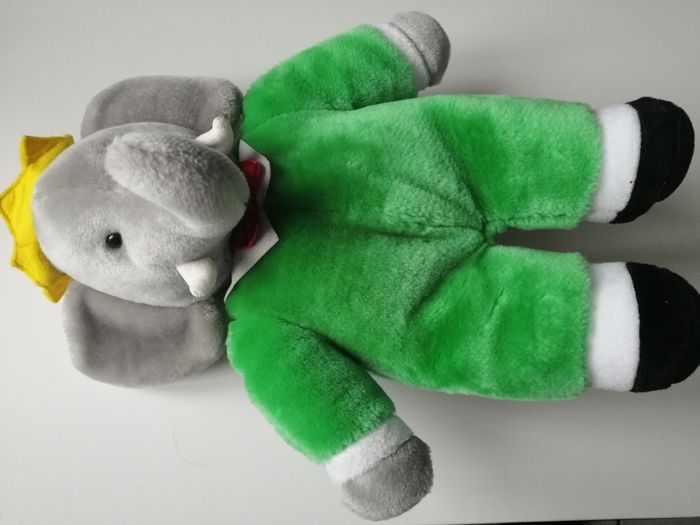 peluche et livre babar - photo numéro 5