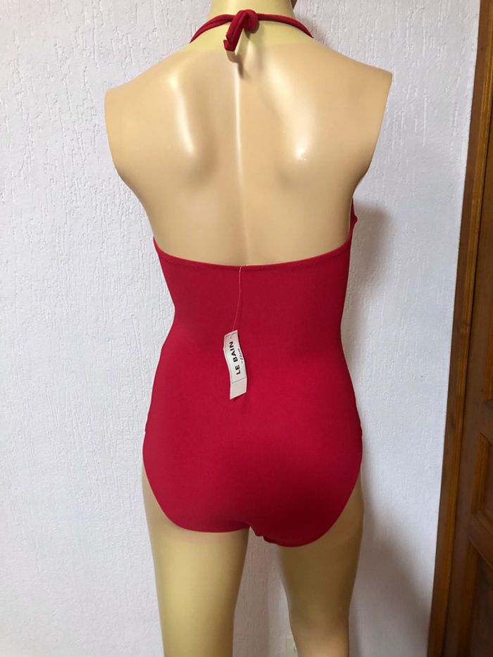 Maillot rouge une pièce - ne u f - photo numéro 4
