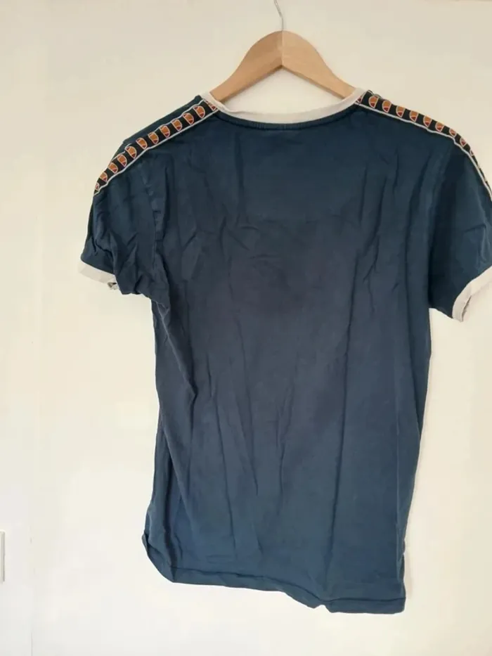 Tee shirt manches courtes ellesse M bleu marine - photo numéro 4