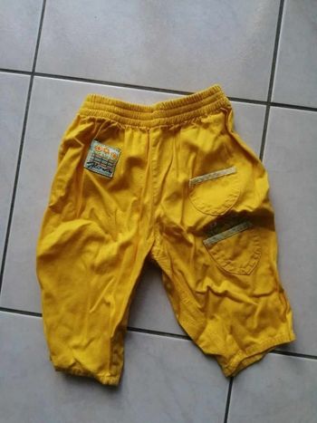 pantalon 6 mois jaune