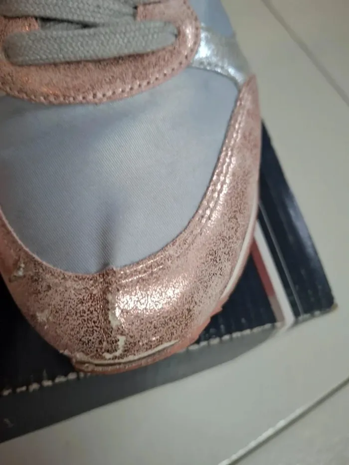 Baskets rose argenté jott taille 38 femme - photo numéro 7