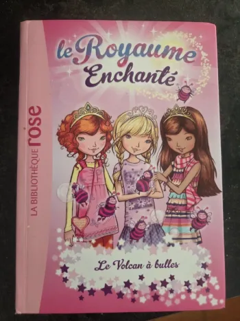 Livre le royaume enchanté bibliothèque rose le volcan à bulles