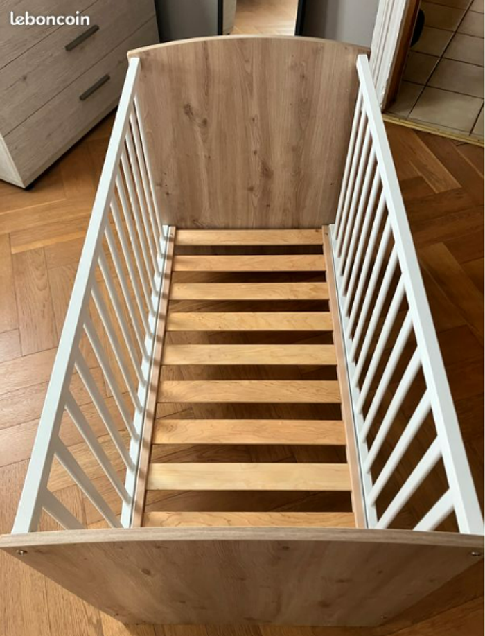 Lit + meuble à langer bébé - photo numéro 4