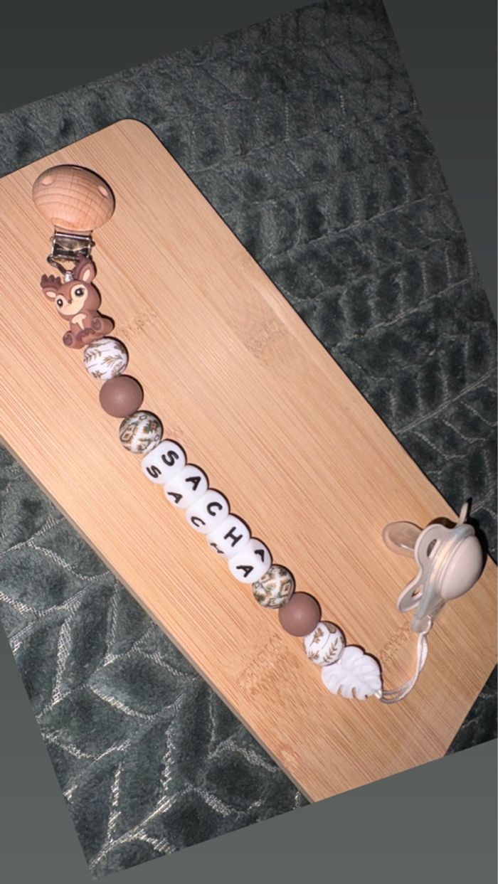 Attache tétine & Porte clés personnalisé - photo numéro 9