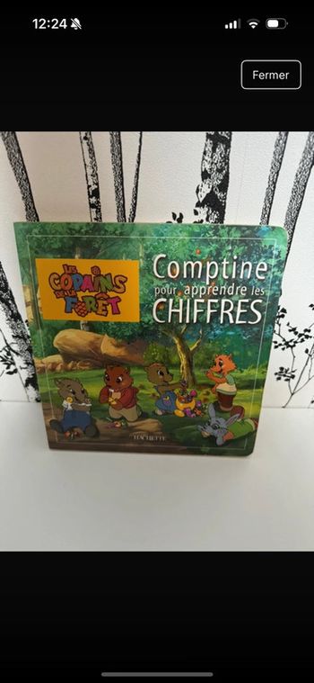 livre les copains de la forêt livre Comptine pour apprendre les chiffres