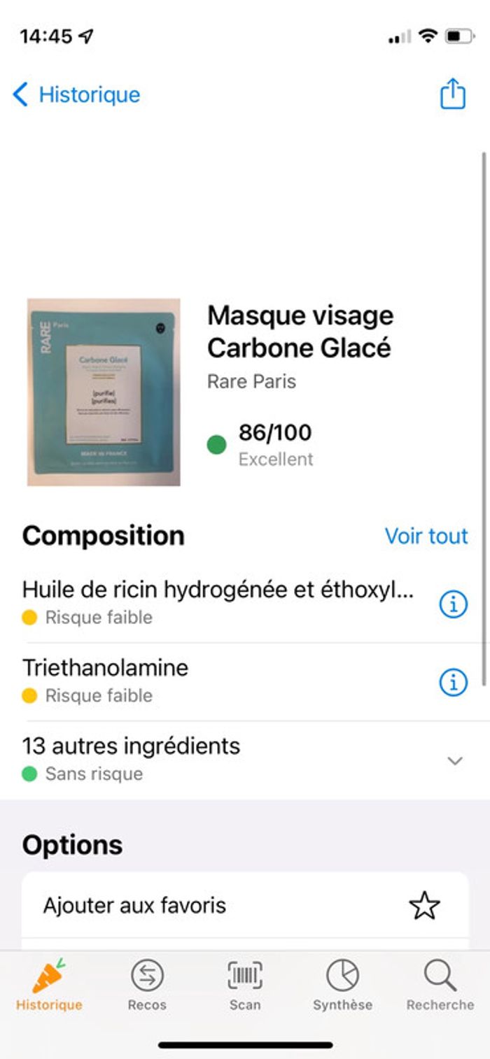 Masque visage purifiant - photo numéro 3