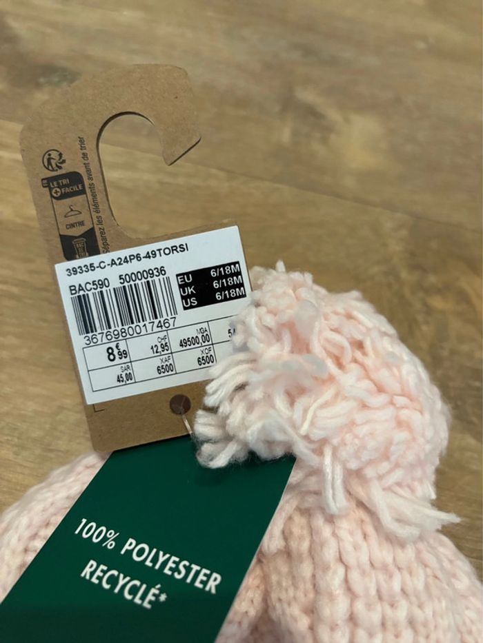 Bonnet rose Gemo - photo numéro 2