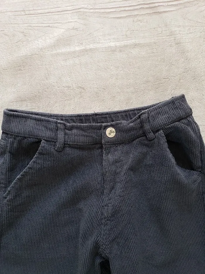 Pantalon Sergent Major garçon 11 ans  gris foncé - photo numéro 3