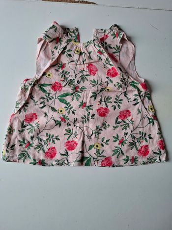 Tunique à fleurs taille 12 mois pour fille