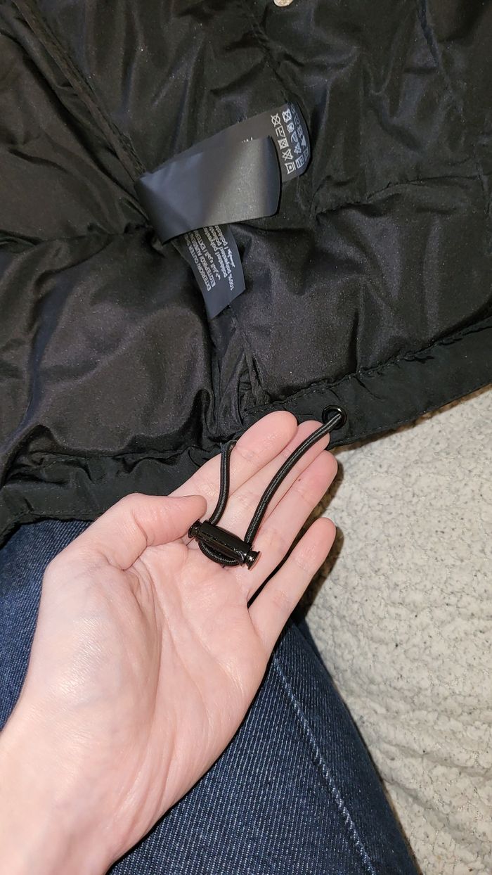 doudoune noir pull and bear - photo numéro 3